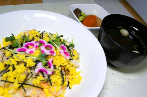 鮭の混ぜこみ散らし寿司