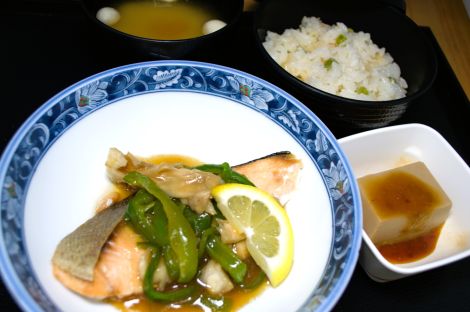 鮭のさっぱりポン酢焼き
