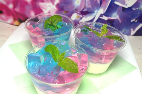フェアおやつ～あじさいゼリー～