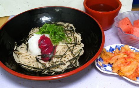 梅おろしそば